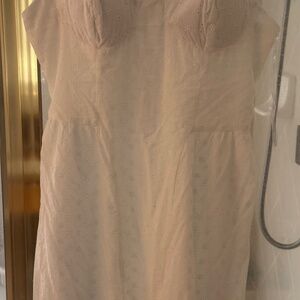 White summer midi dress